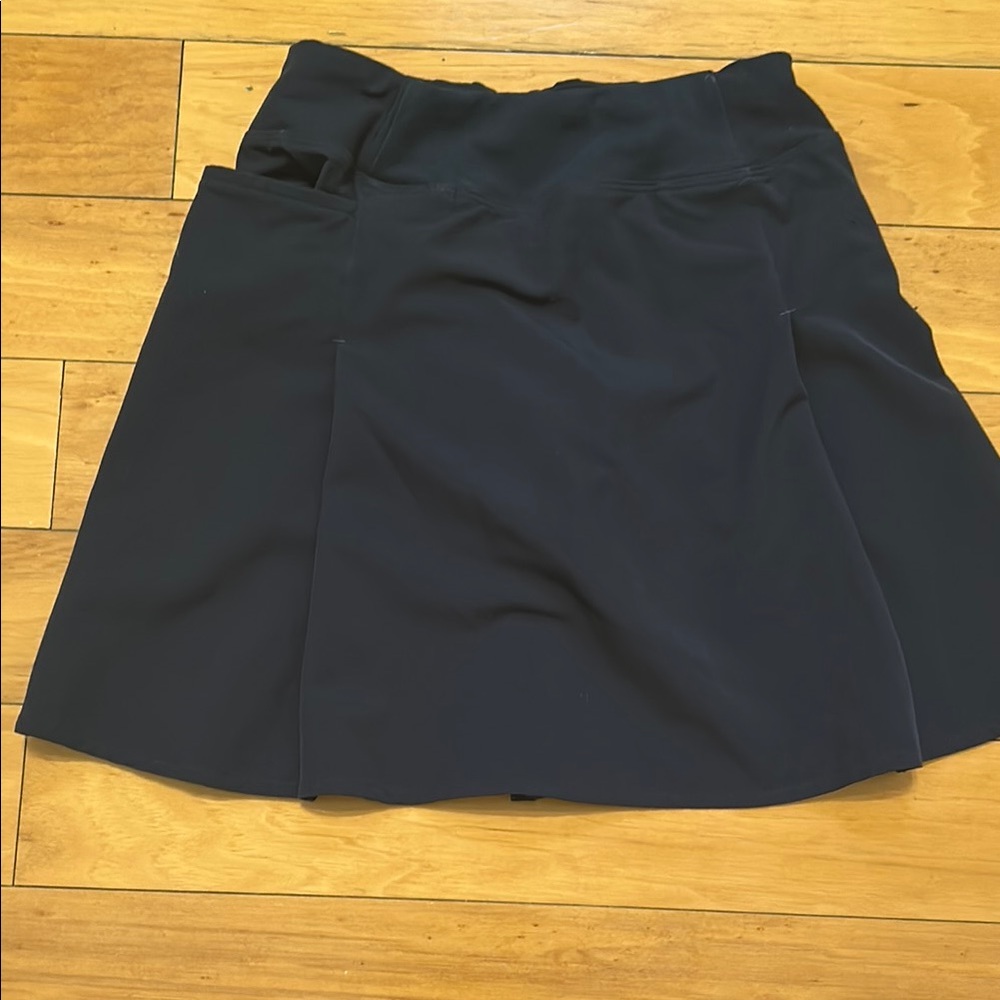 Athleta Navy Blue A-Line uniform Skort